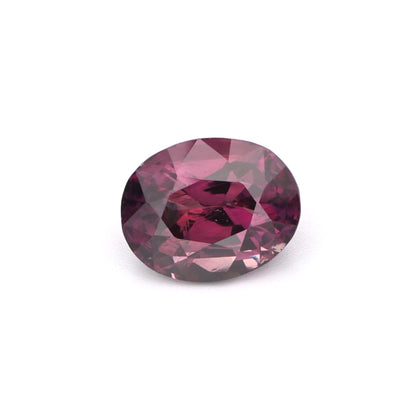 Deep Red Oval Faceted Natural Ruby Loose Gemstone