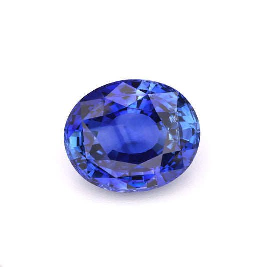 Blue Sapphire | Deep Round Brilliant Cut Gemstone
