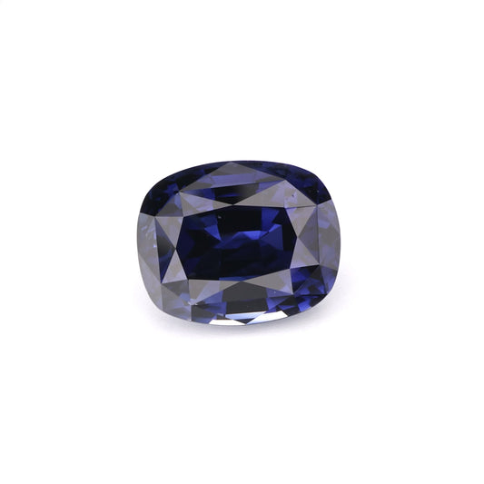 Luxurious Deep Royal Blue Cushion Cut Sapphire