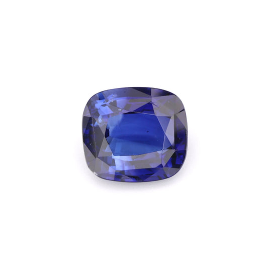 Deep Royal Blue Cushion Cut Sapphire Gemstone