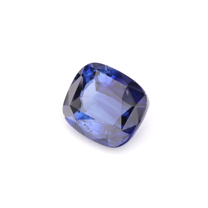Deep Royal Blue Cushion Cut Sapphire Gemstone