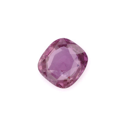 Vivid Purplish Pink Cushion-Cut Sapphire