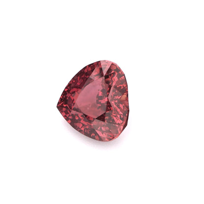 Romantic Heart-Cut Rhodolite Rubellite Tourmaline Loose Gemstone