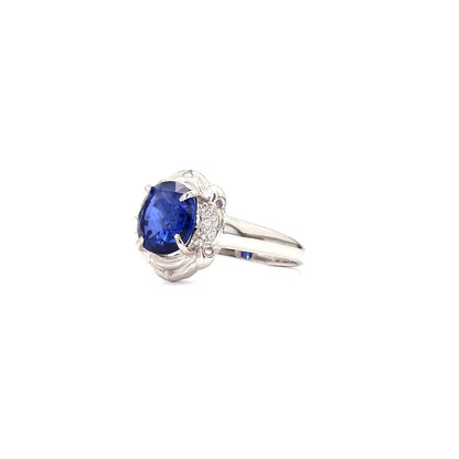 Ornate Elegance: Vintage-Inspired Sapphire and Diamond Rings