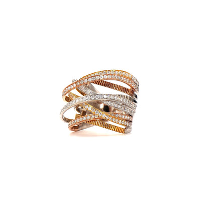 The Crisscross Collection: Bold Diamond Statement Jewelry