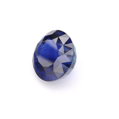 Exquisite Round Blue Sapphire