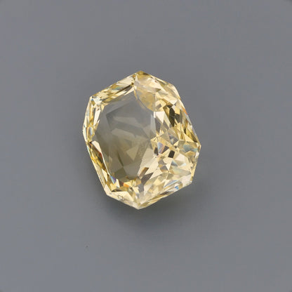 Vibrant Fancy Yellow Sapphire - Rectangular Radiant Cut Loose Gemstone