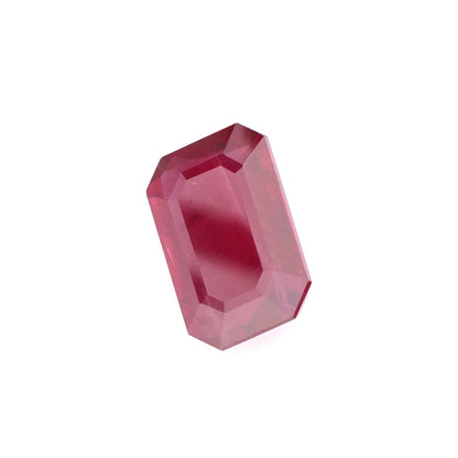 A-RU285- Deep Red Emerald Cut Natural Ruby - Loose Gemstone