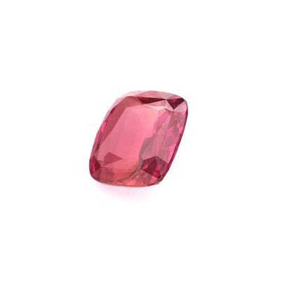 Vivid Purplish-Red Cushion Cut Natural Ruby