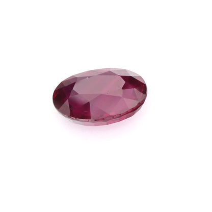 Vivid 'Blood Red' Oval Faceted Ruby - Timeless & Elegant