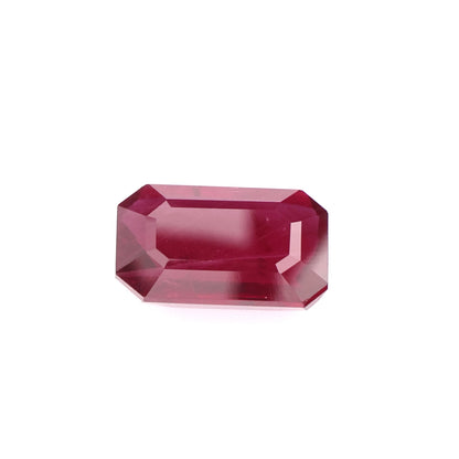 A-RU285- Deep Red Emerald Cut Natural Ruby - Loose Gemstone