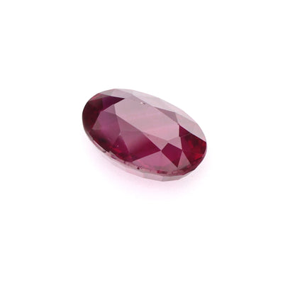 Vivid 'Blood Red' Oval Faceted Ruby - Timeless & Elegant