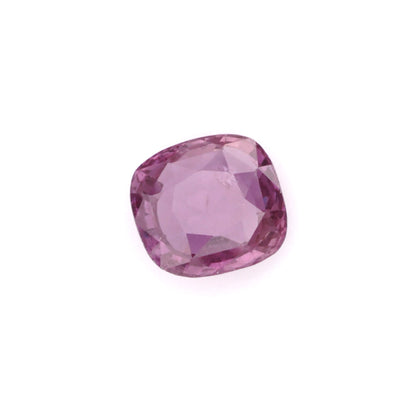 Vivid Purplish Pink Cushion-Cut Sapphire