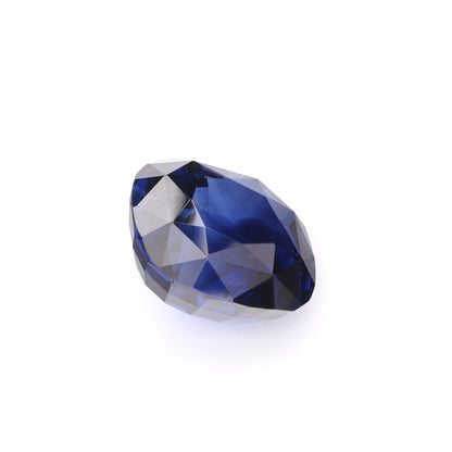 Vivid Midnight Blue Sapphire Gemstone - Superb Cushion Cut Brilliance