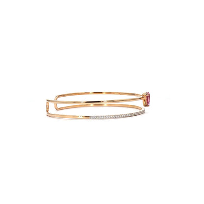 Padparadscha Bangle