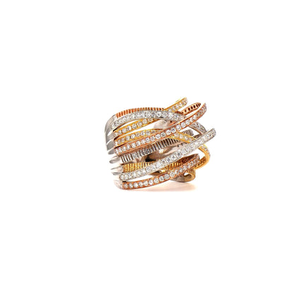 The Crisscross Collection: Bold Diamond Statement Jewelry