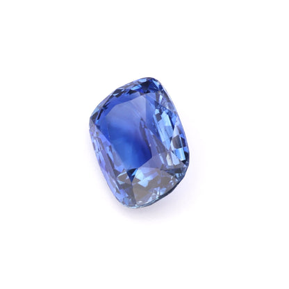 Royal Blue Cushion Cut Natural Sapphire