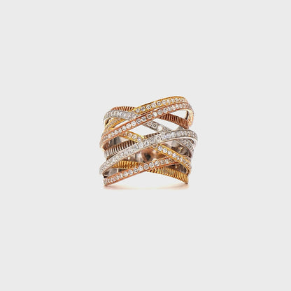 The Crisscross Collection: Bold Diamond Statement Jewelry