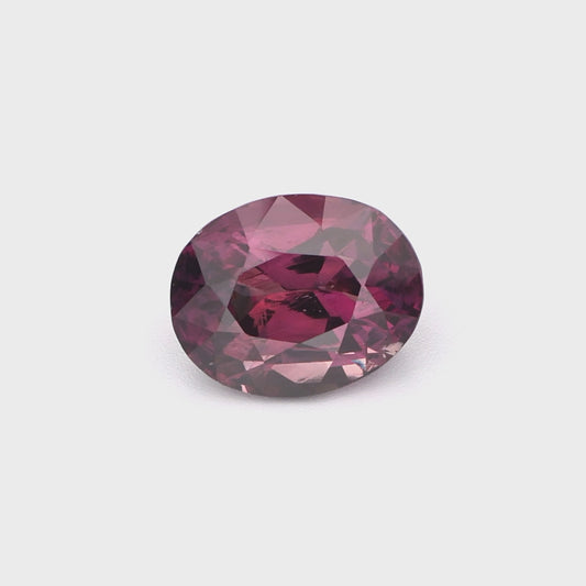 Deep Red Oval Faceted Natural Ruby Loose Gemstone
