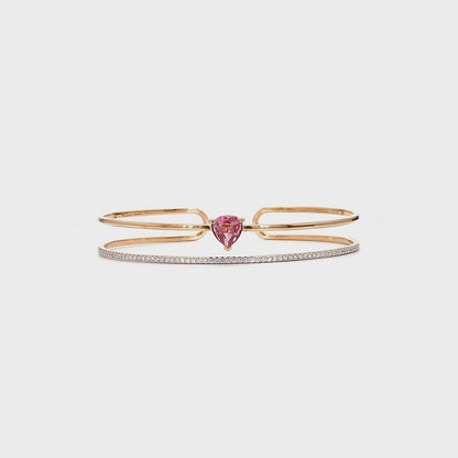 Padparadscha Bangle