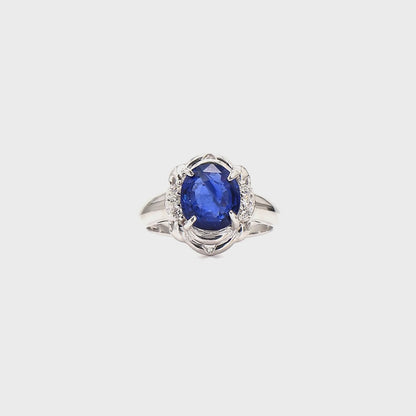 Ornate Elegance: Vintage-Inspired Sapphire and Diamond Rings